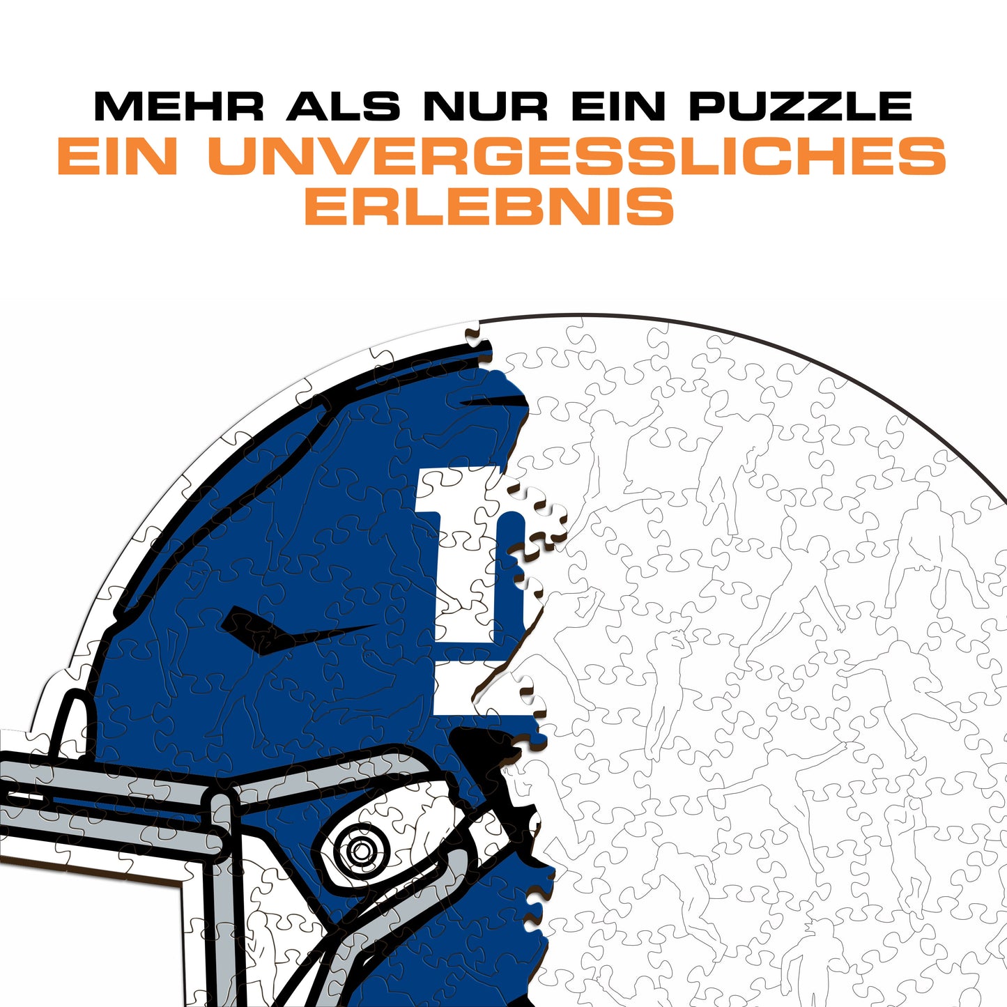 New York Giants™ Helm - Holzpuzzle
