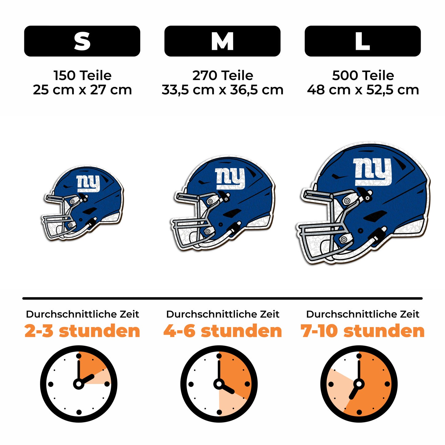 New York Giants™ Helm - Holzpuzzle