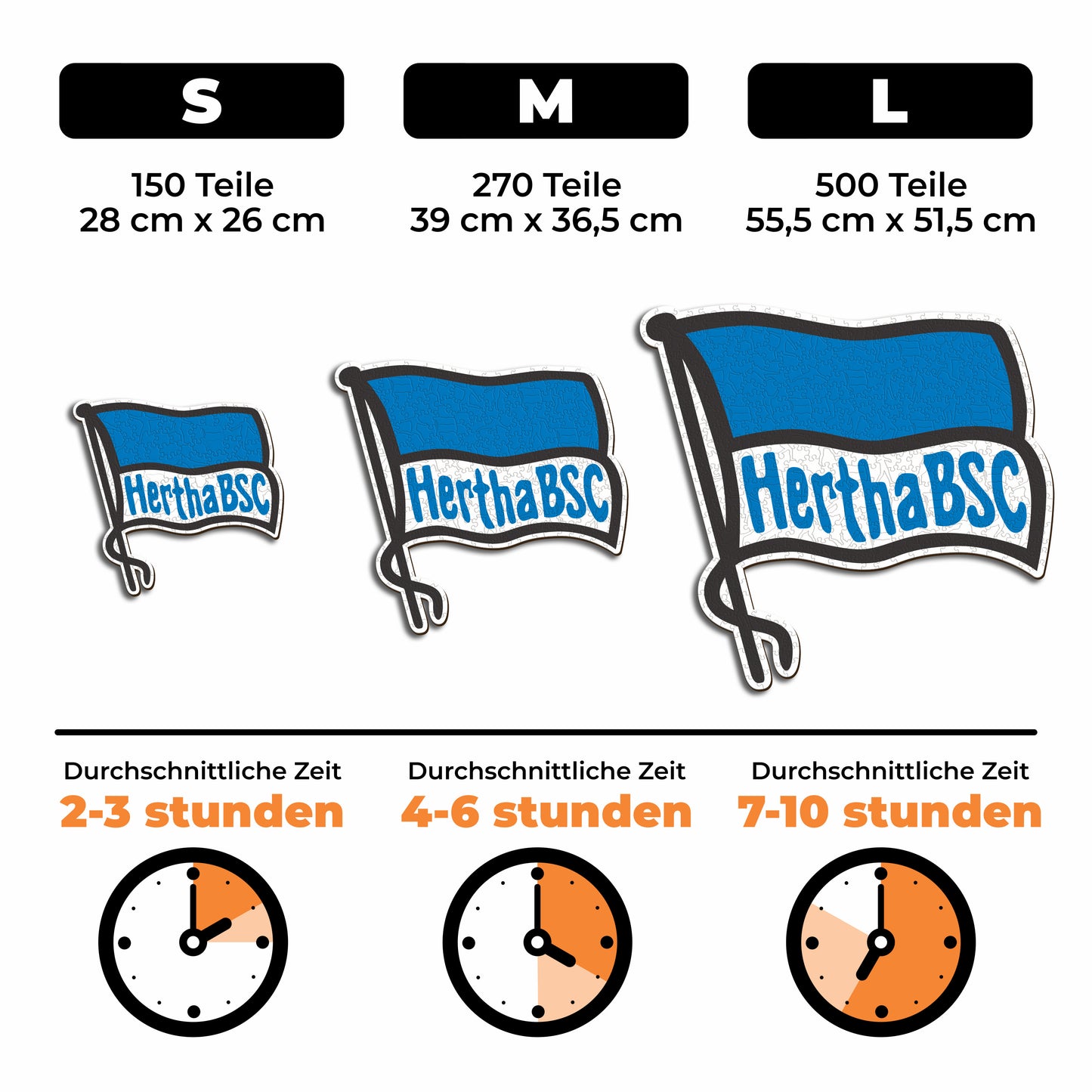 Hertha BSC® Logo - Holzpuzzle