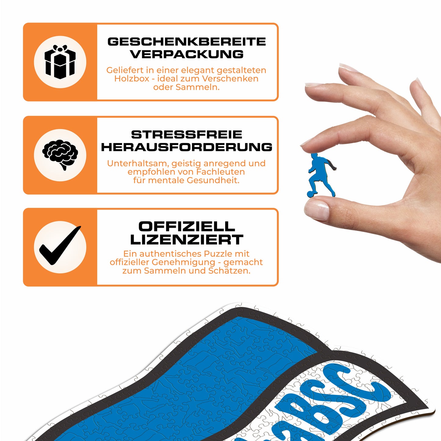 Hertha BSC® Logo - Holzpuzzle