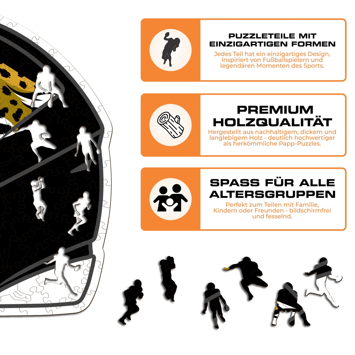 Jacksonville Jaguars™ Helm - Holzpuzzle