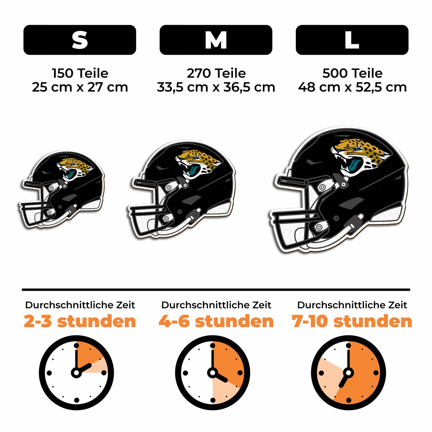 Jacksonville Jaguars™ Helm - Holzpuzzle