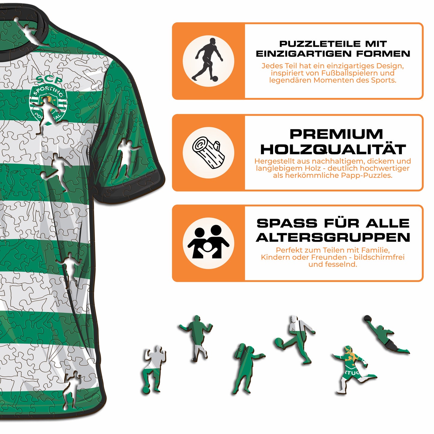 Sporting CP® Jersey - Holzpuzzle