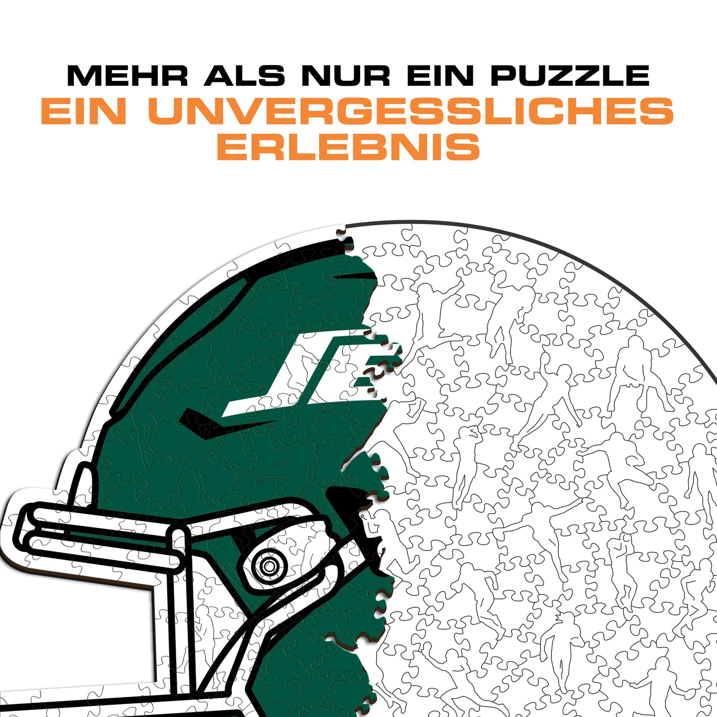 New York Jets™ Helm - Holzpuzzle