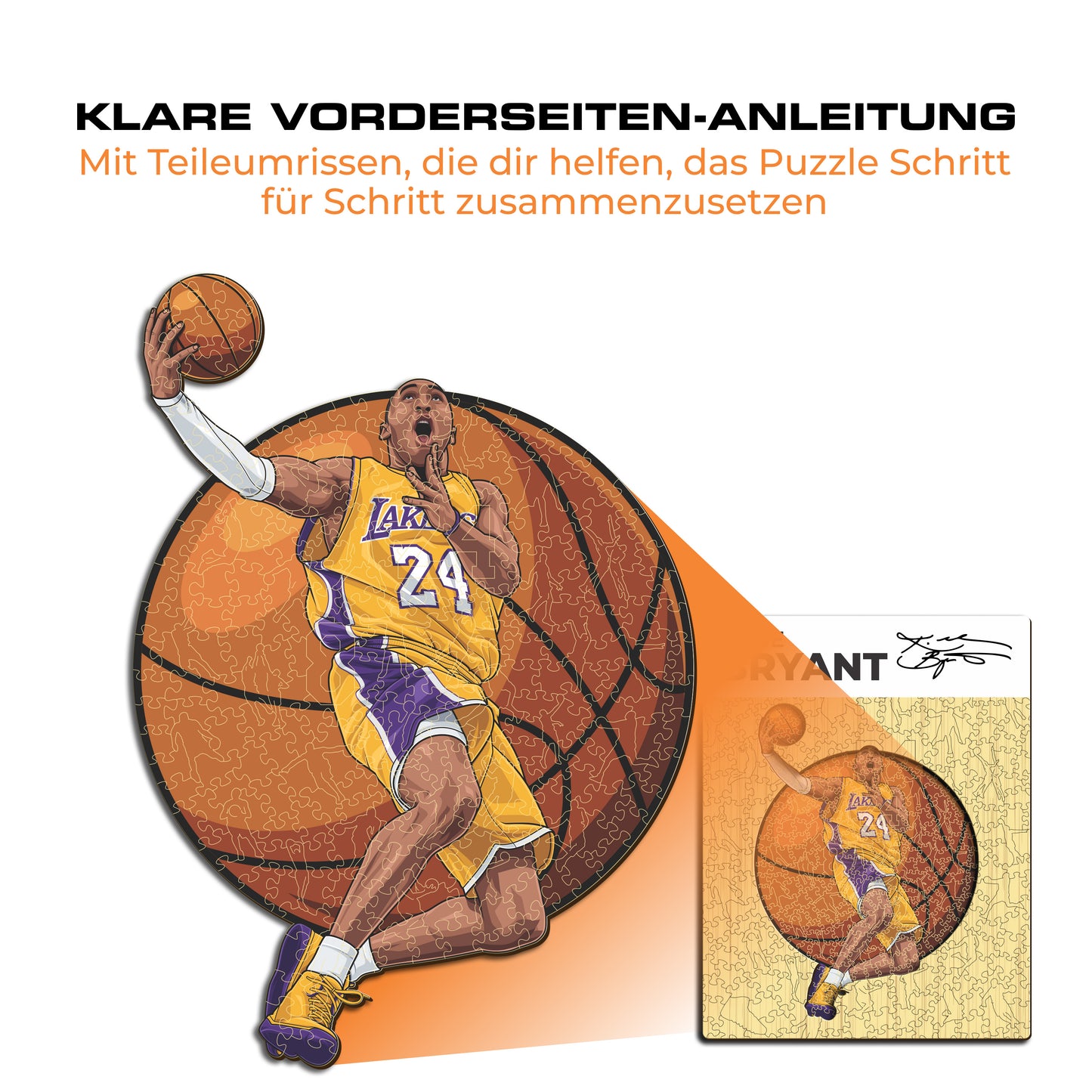 Kobe Bryant - Holzpuzzle