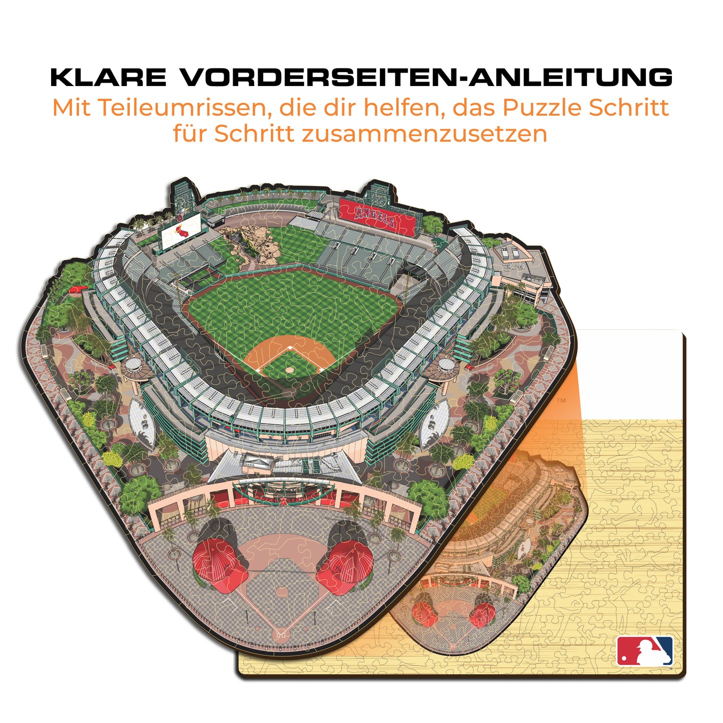 Los Angeles Angels™ Angel Stadium - Holzpuzzle