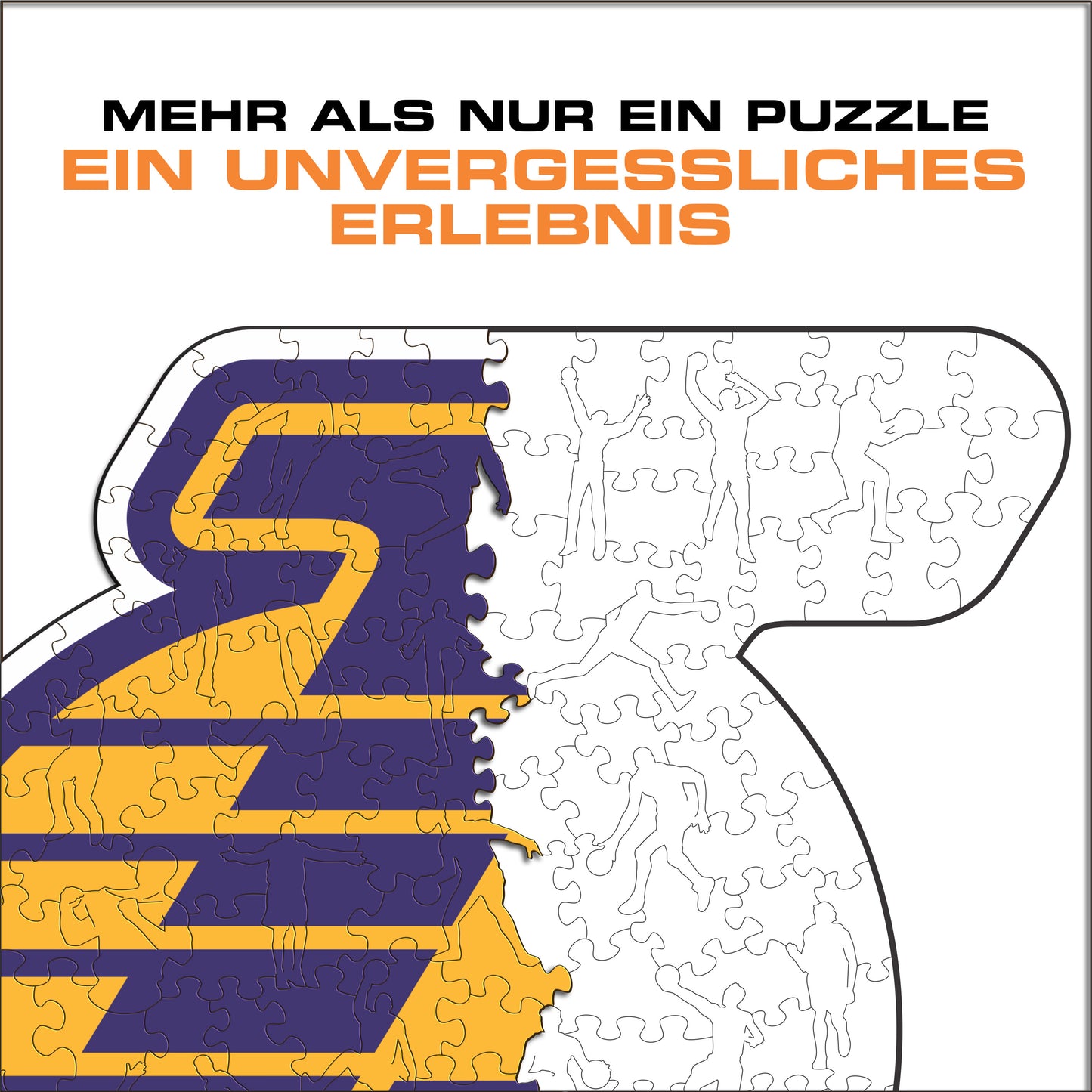 Los Angeles Lakers™ Logo - Holzpuzzle