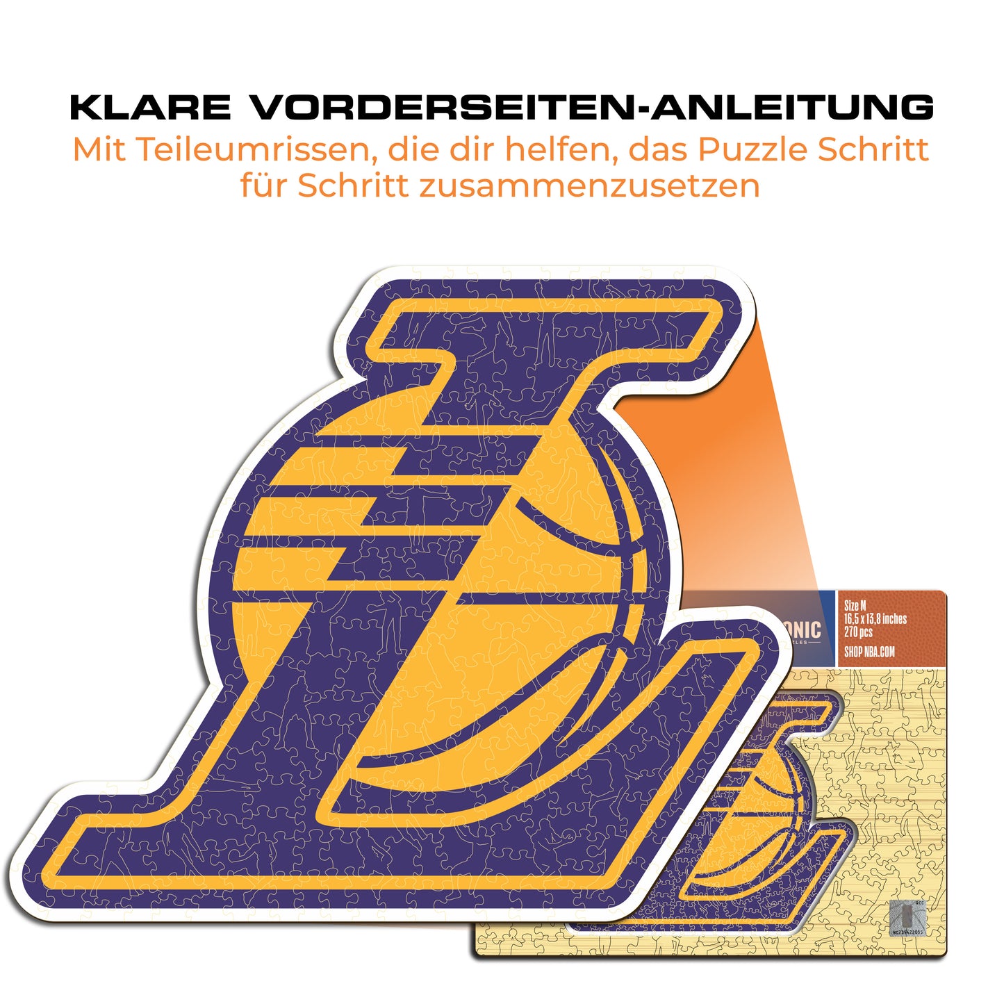 Los Angeles Lakers™ Logo - Holzpuzzle