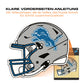 Detroit Lions™ Helm - Holzpuzzle