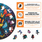 Magische Schmetterlinge - Holzpuzzle