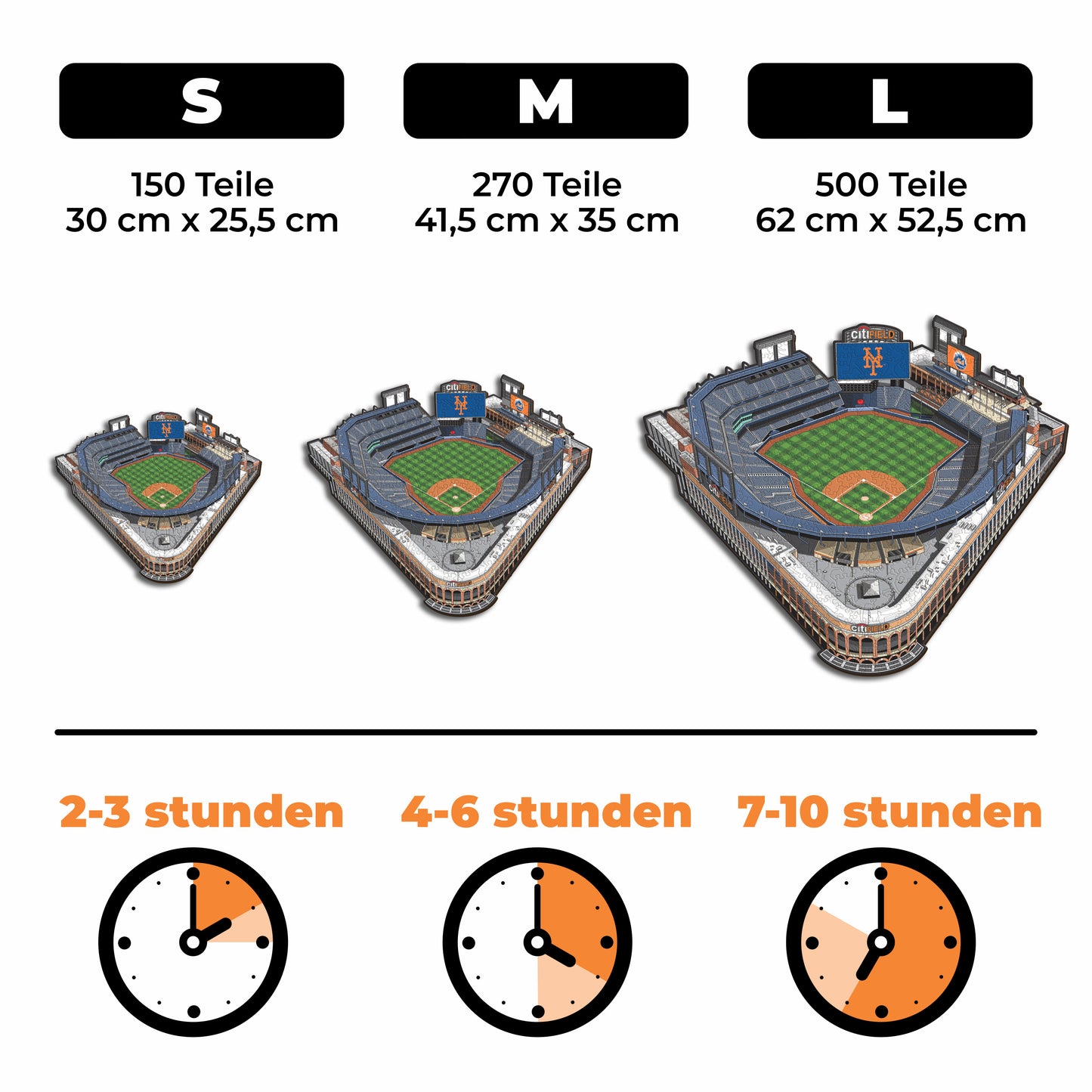 New York Mets™ Citi Field - Holzpuzzle