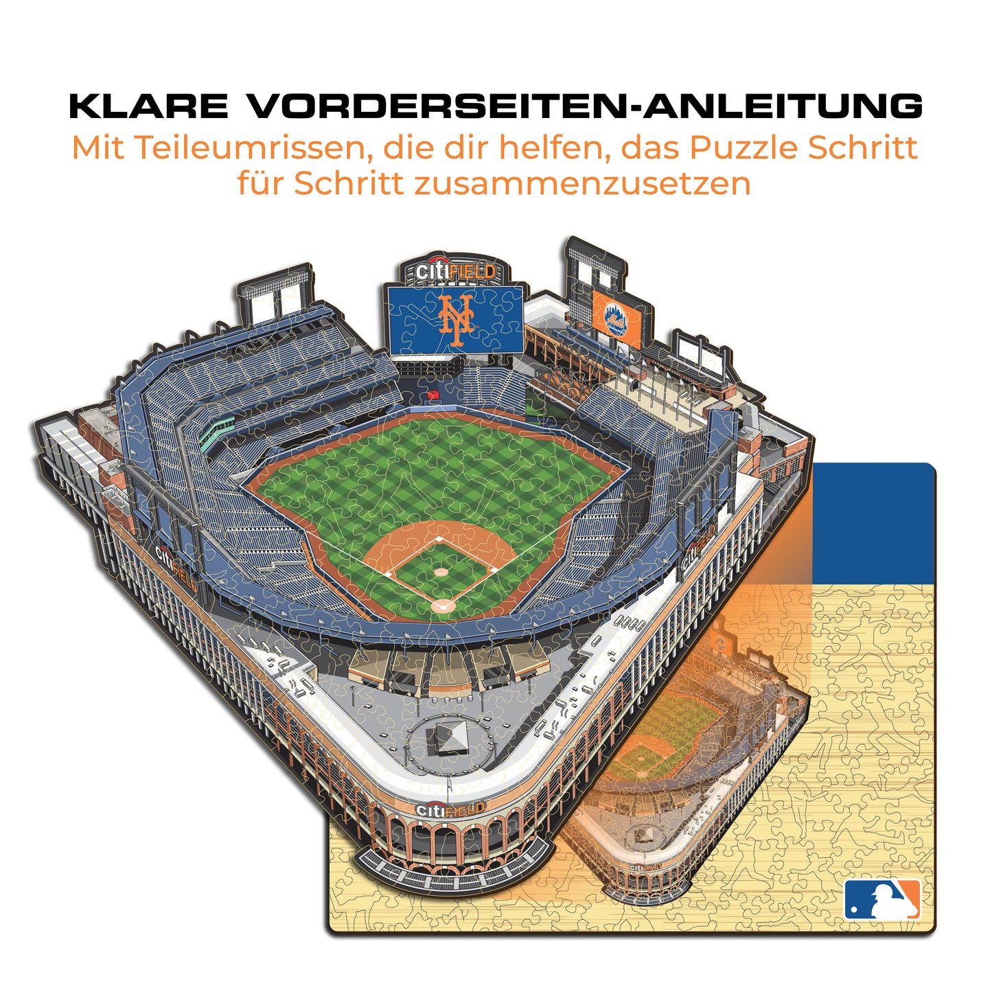New York Mets™ Citi Field - Holzpuzzle