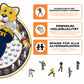 Denver Nuggets™ Maskottchen - Holzpuzzle
