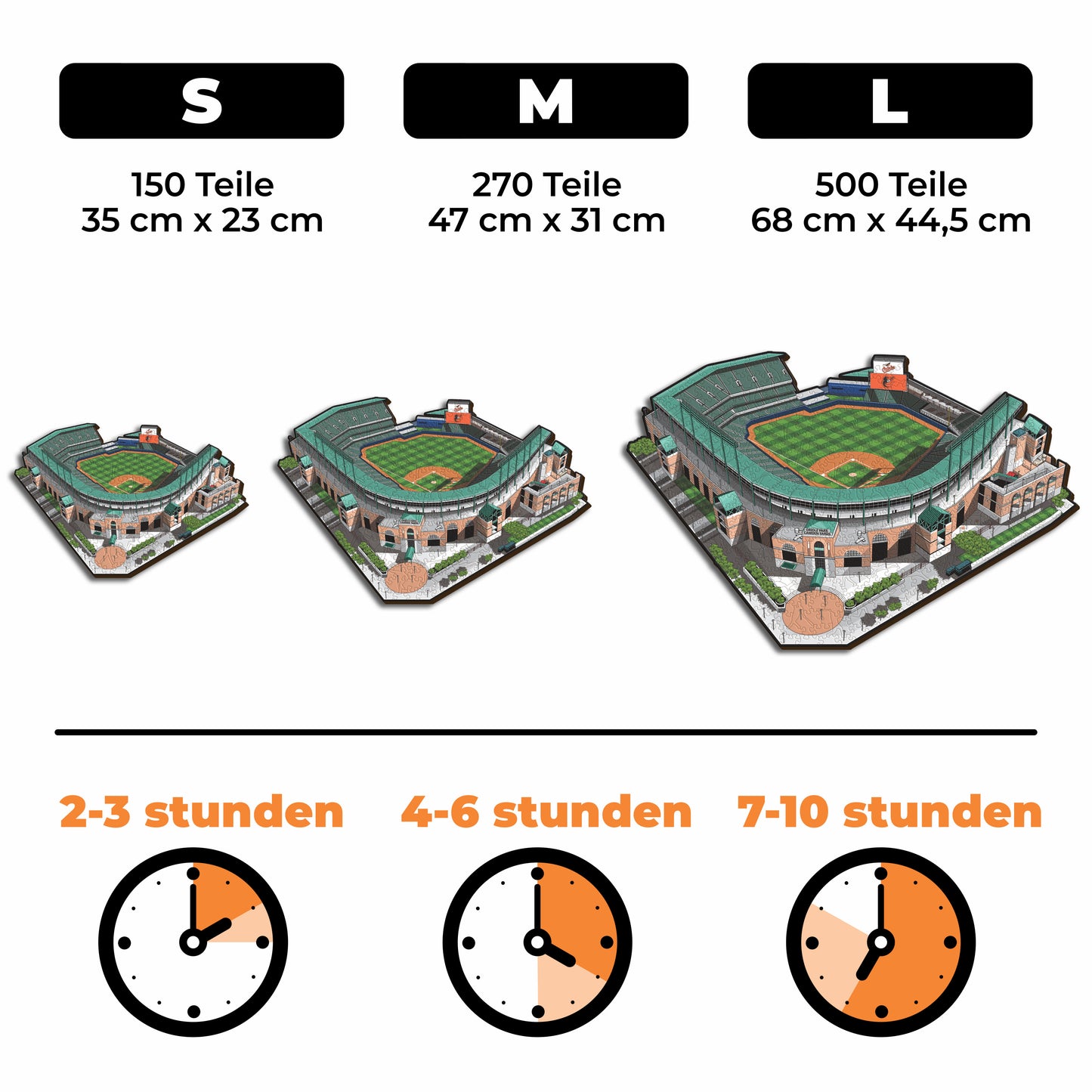 Baltimore Orioles™ Oriole Park at Camden Yards - Holzpuzzle