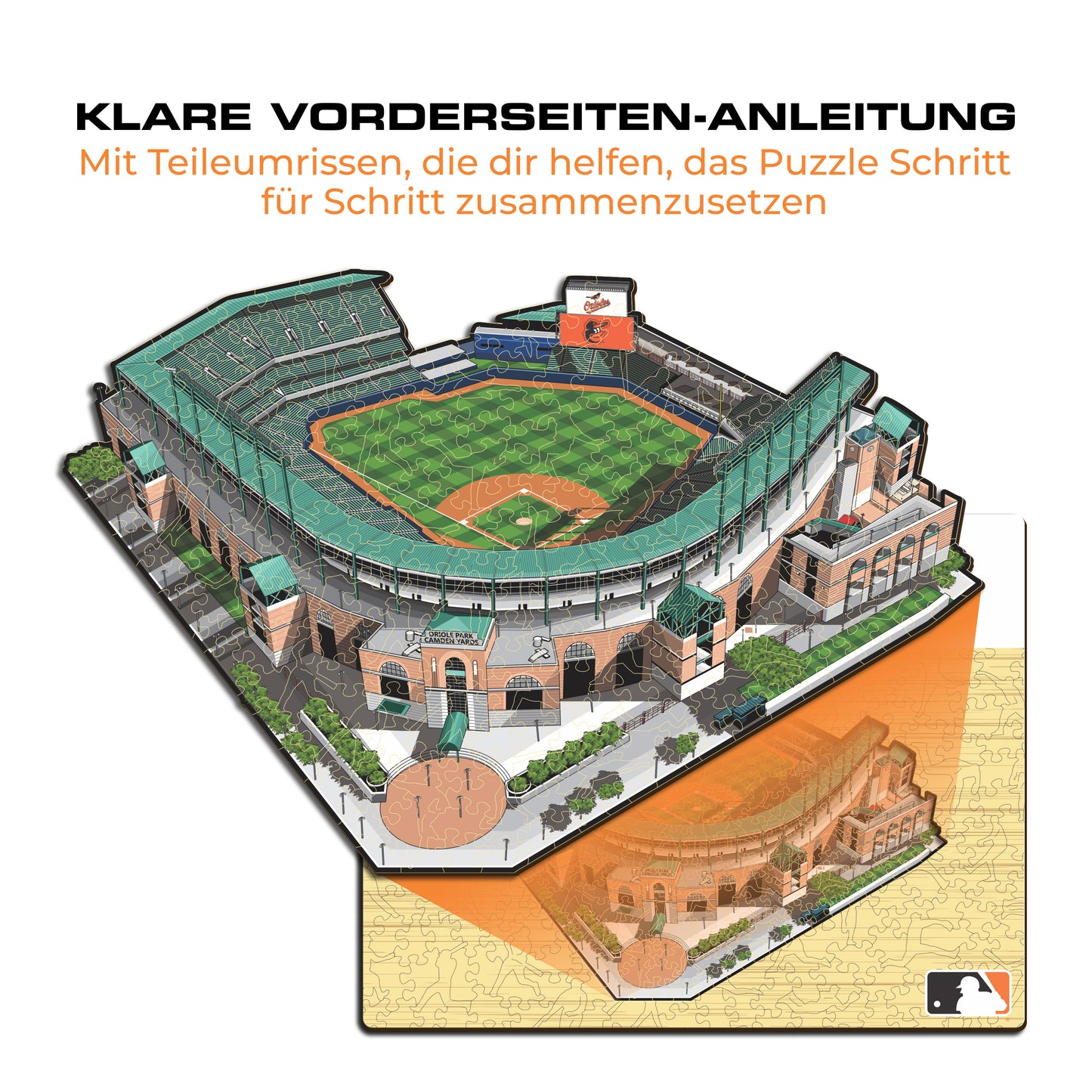 Baltimore Orioles™ Oriole Park at Camden Yards - Holzpuzzle