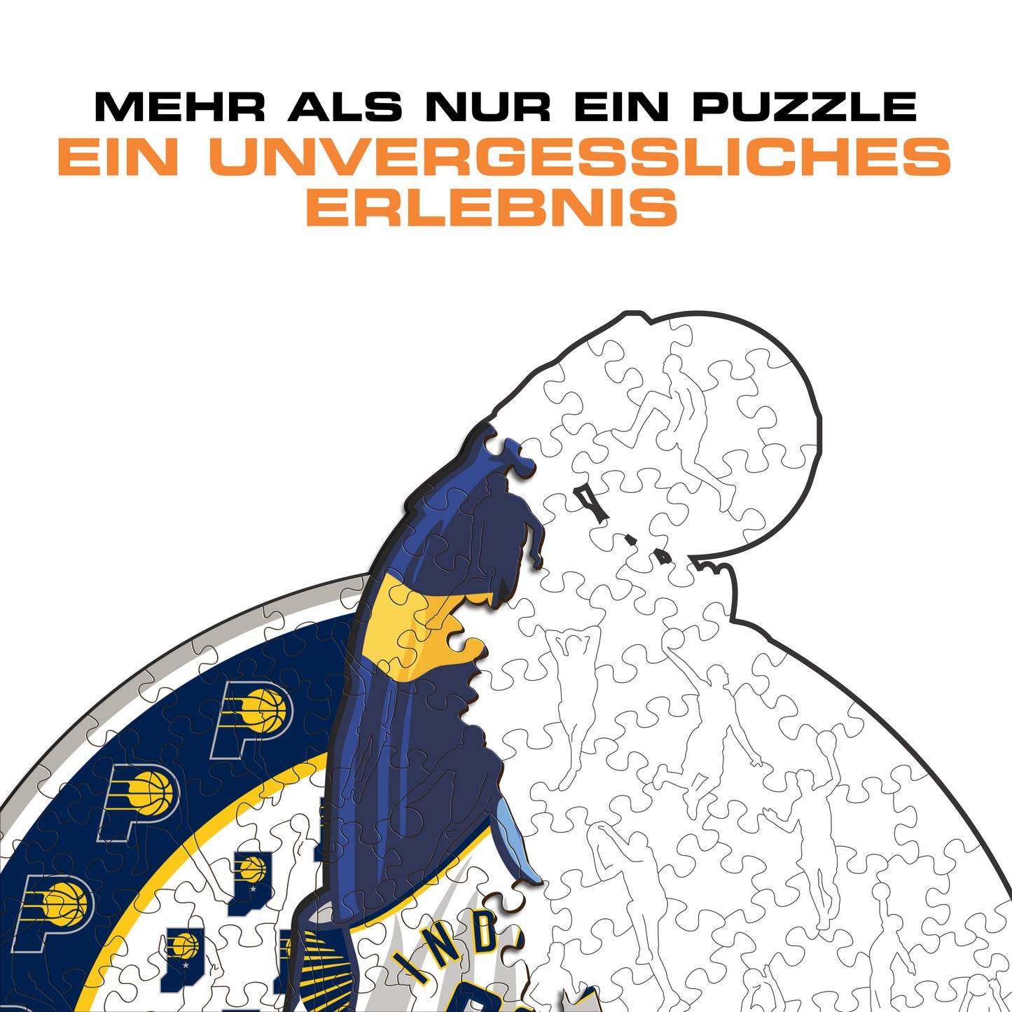 Indiana Pacers™ Maskottchen - Holzpuzzle