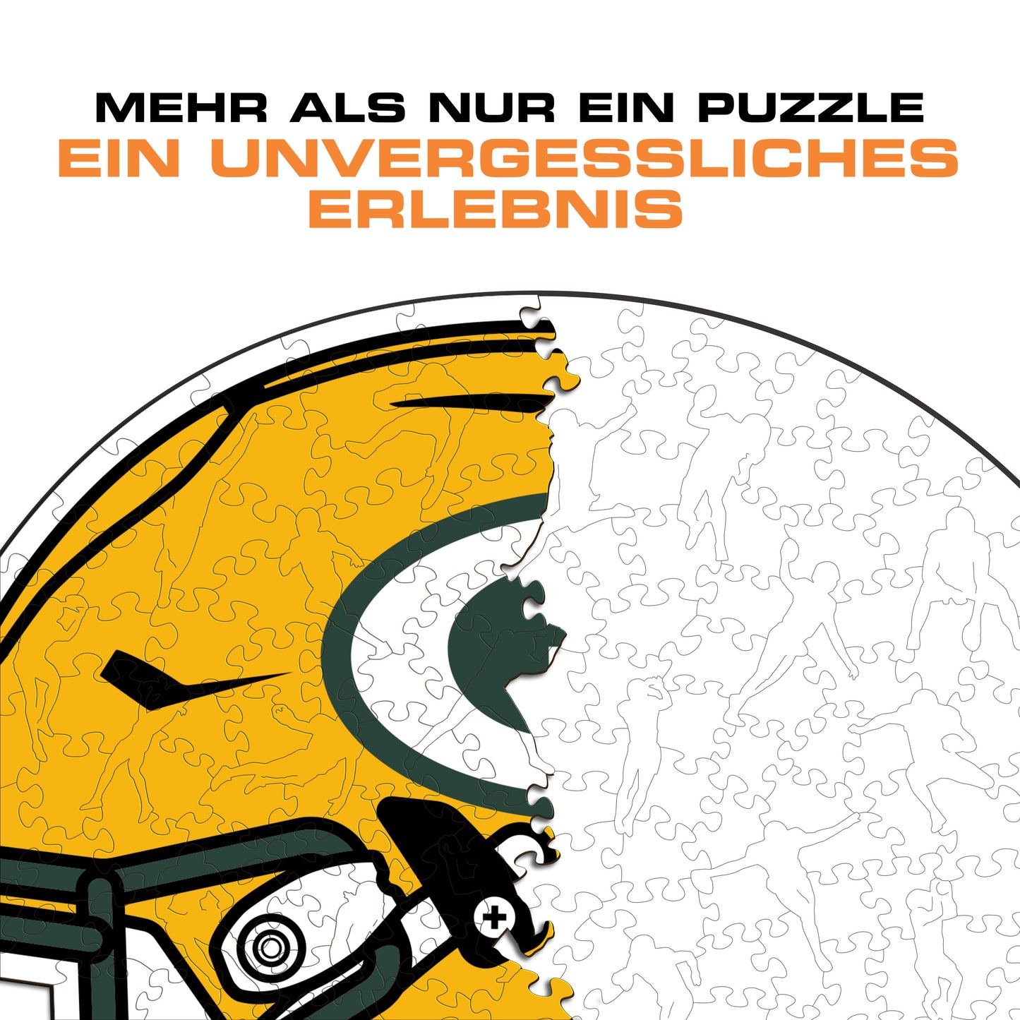 Green Bay Packers™ Helm - Holzpuzzle