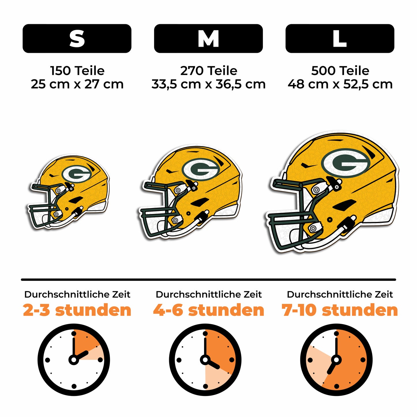 Green Bay Packers™ Helm - Holzpuzzle