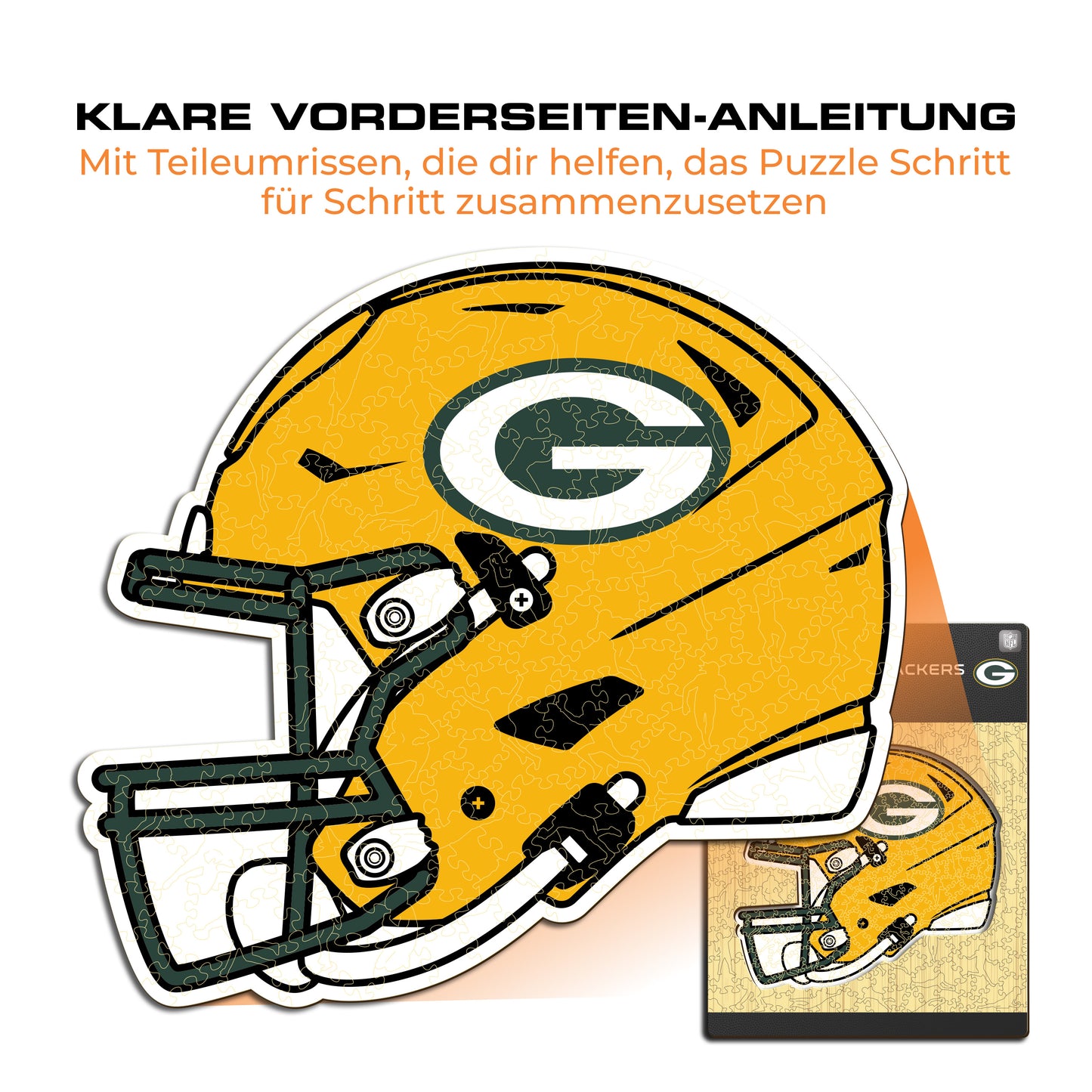 Green Bay Packers™ Helm - Holzpuzzle