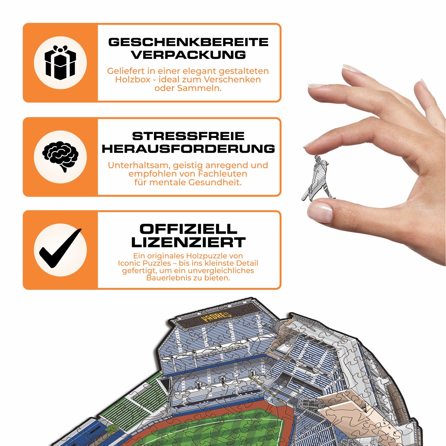 San Diego Padres™ Petco Park - Holzpuzzle