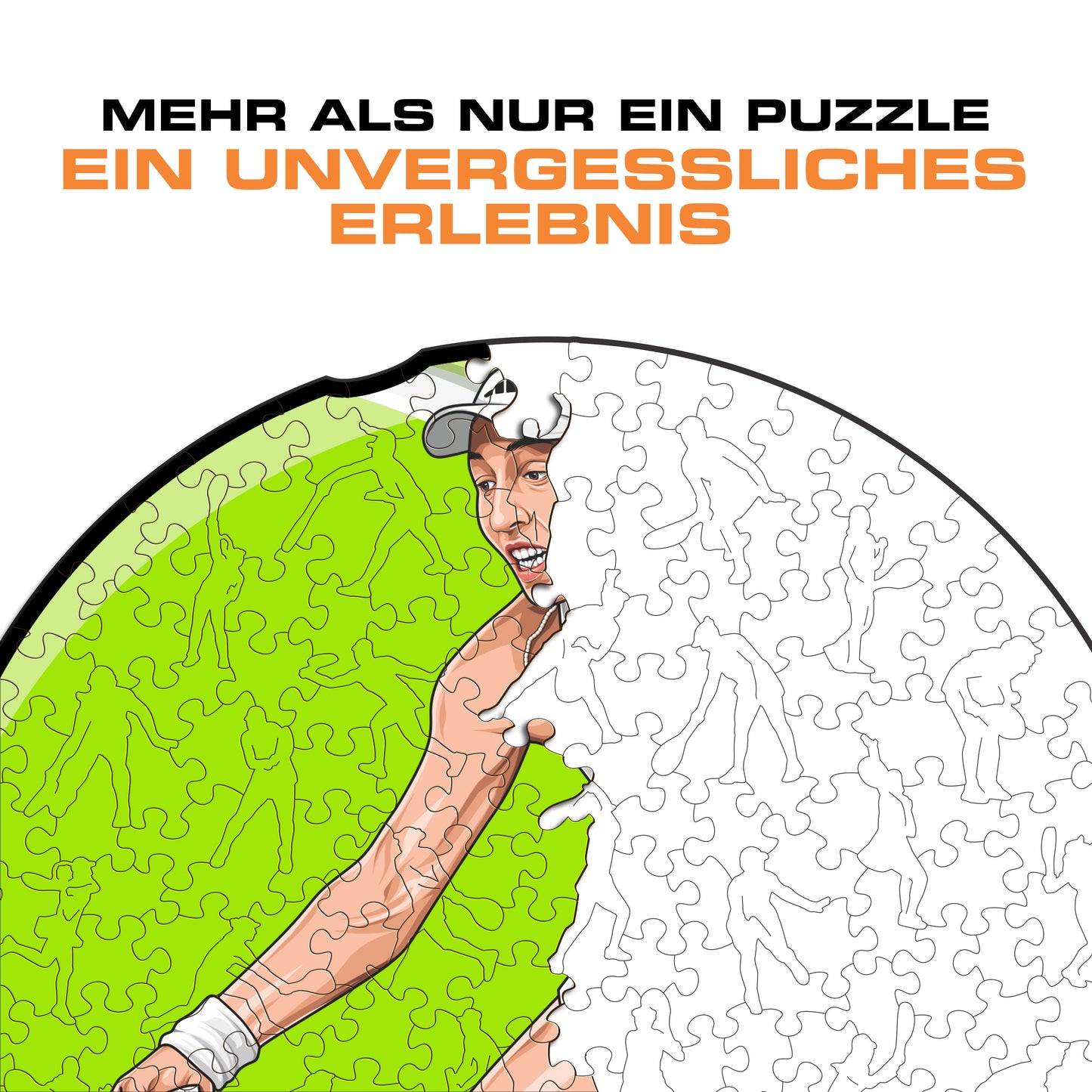 Jessica Pegula - Holzpuzzle