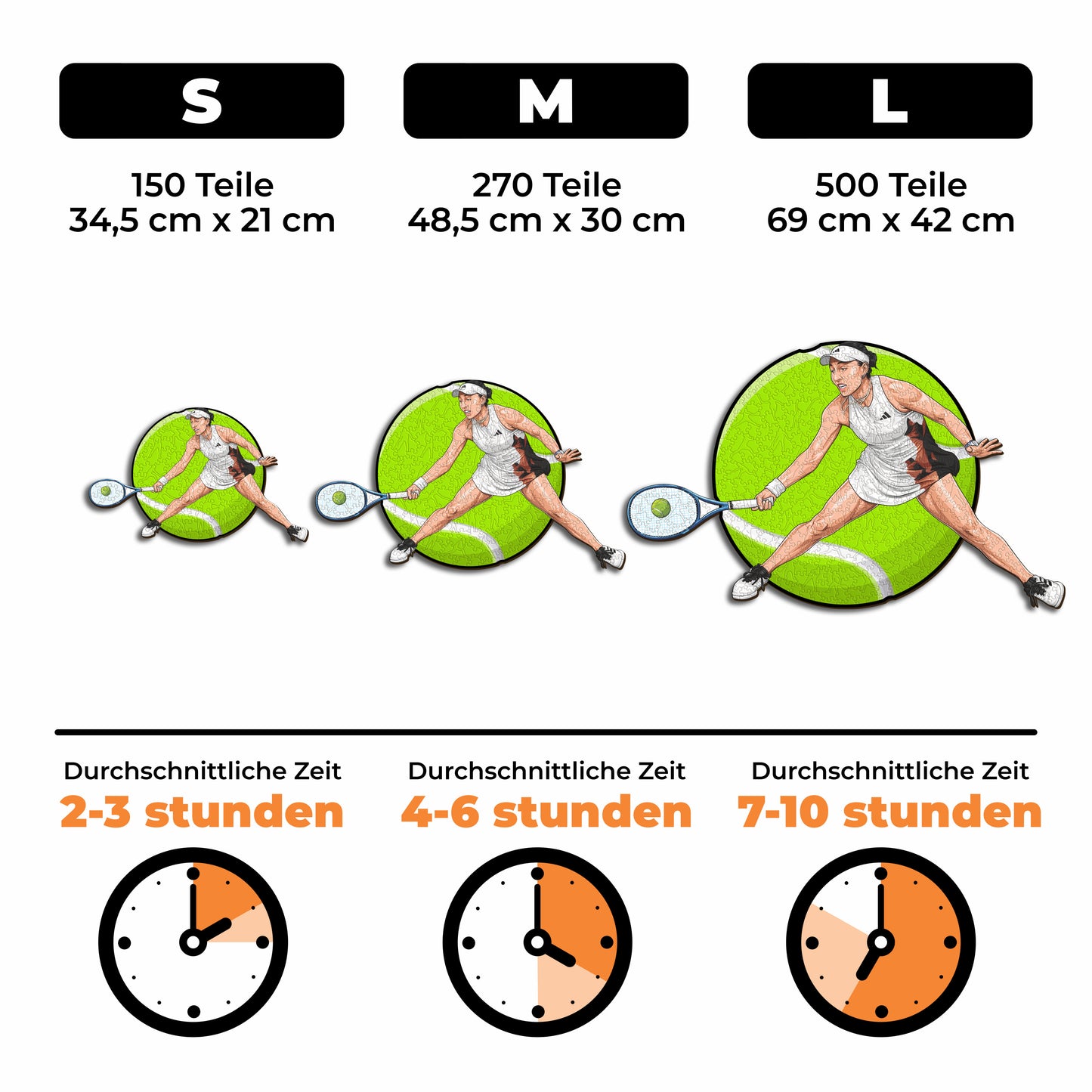 Jessica Pegula - Holzpuzzle