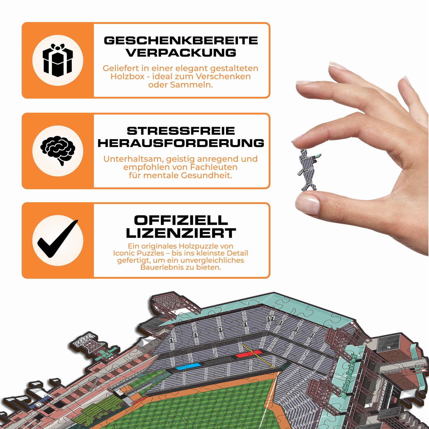 Philadelphia Phillies™ Citizens Bank Park - Holzpuzzle