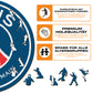 PSG FC® Logo - Holzpuzzle
