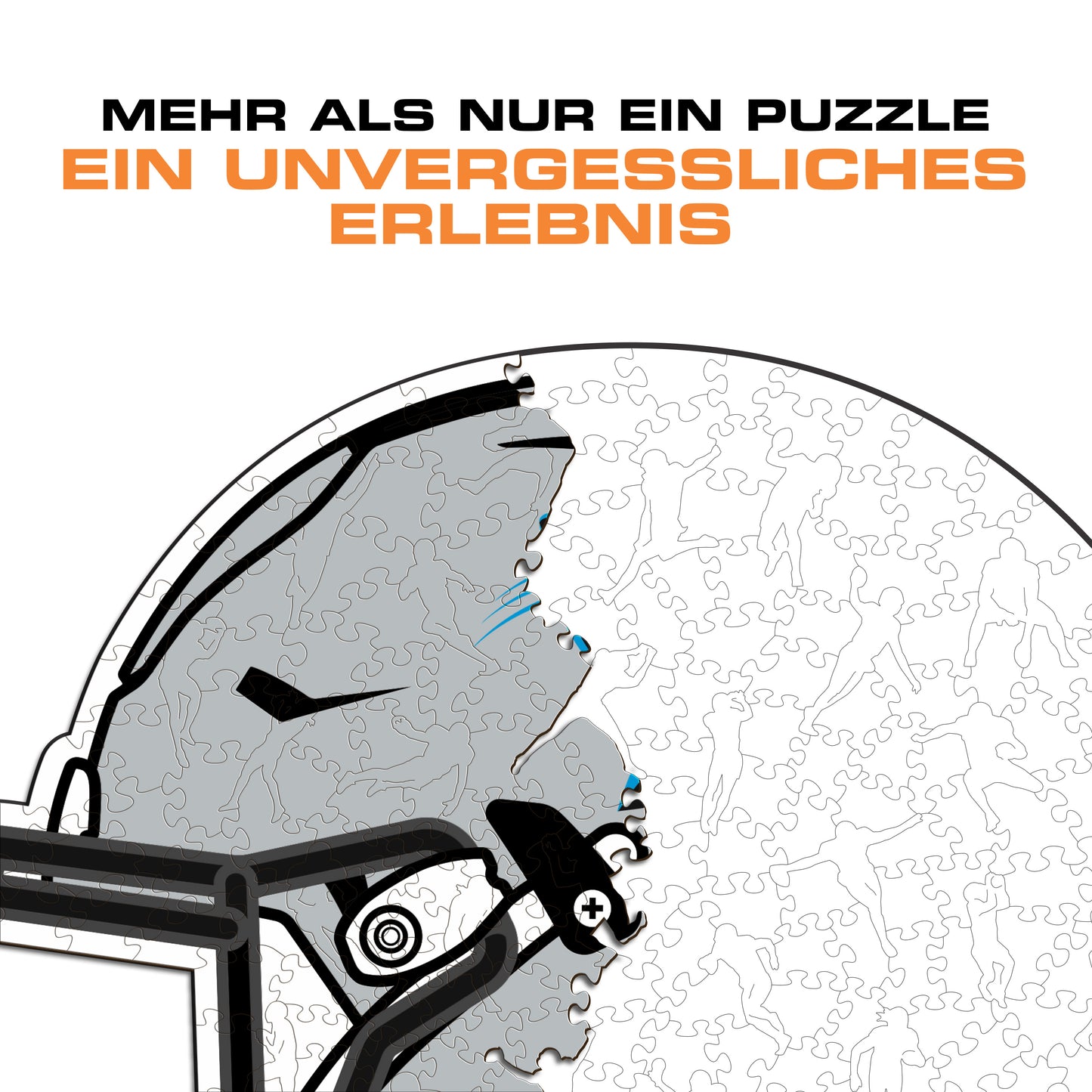 Carolina Panthers™ Helm - Holzpuzzle