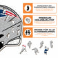New England Patriots™ Helm - Holzpuzzle