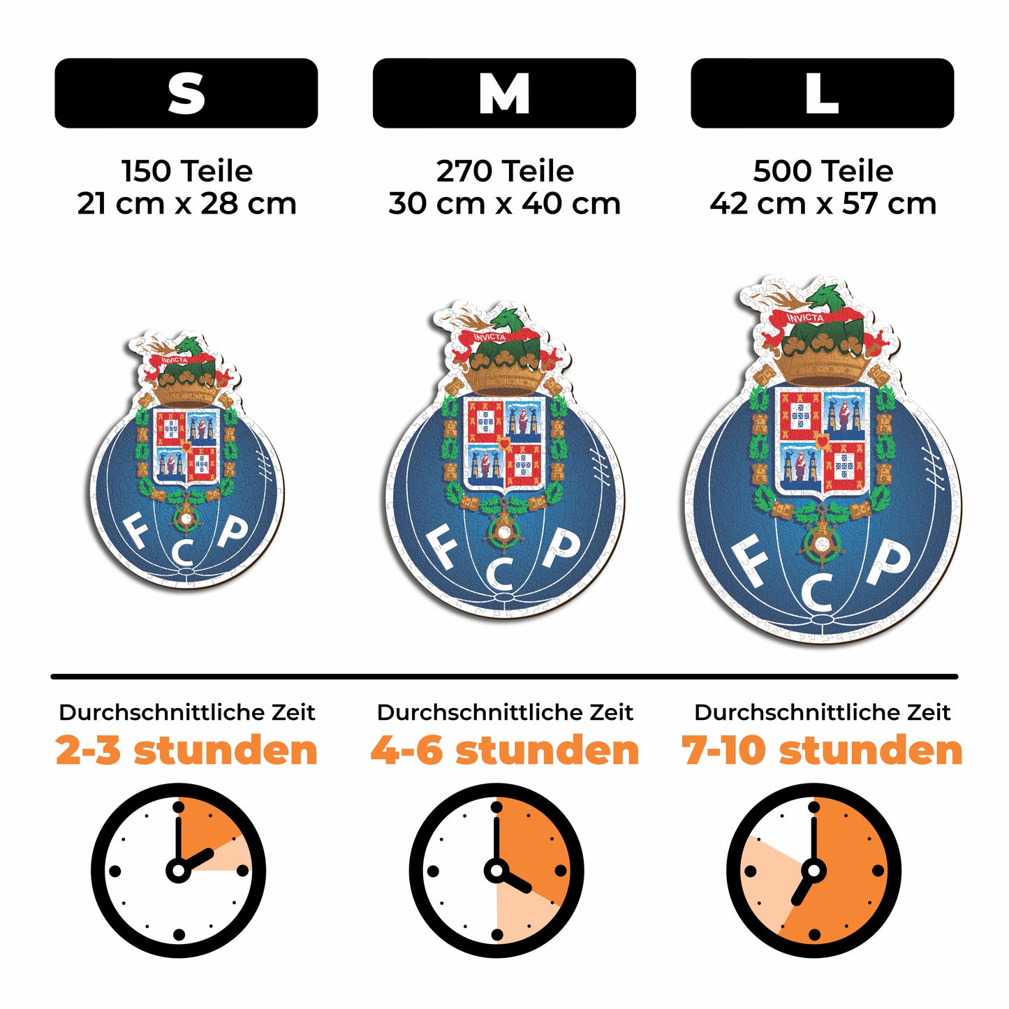 FC Porto® Logo - Holzpuzzle