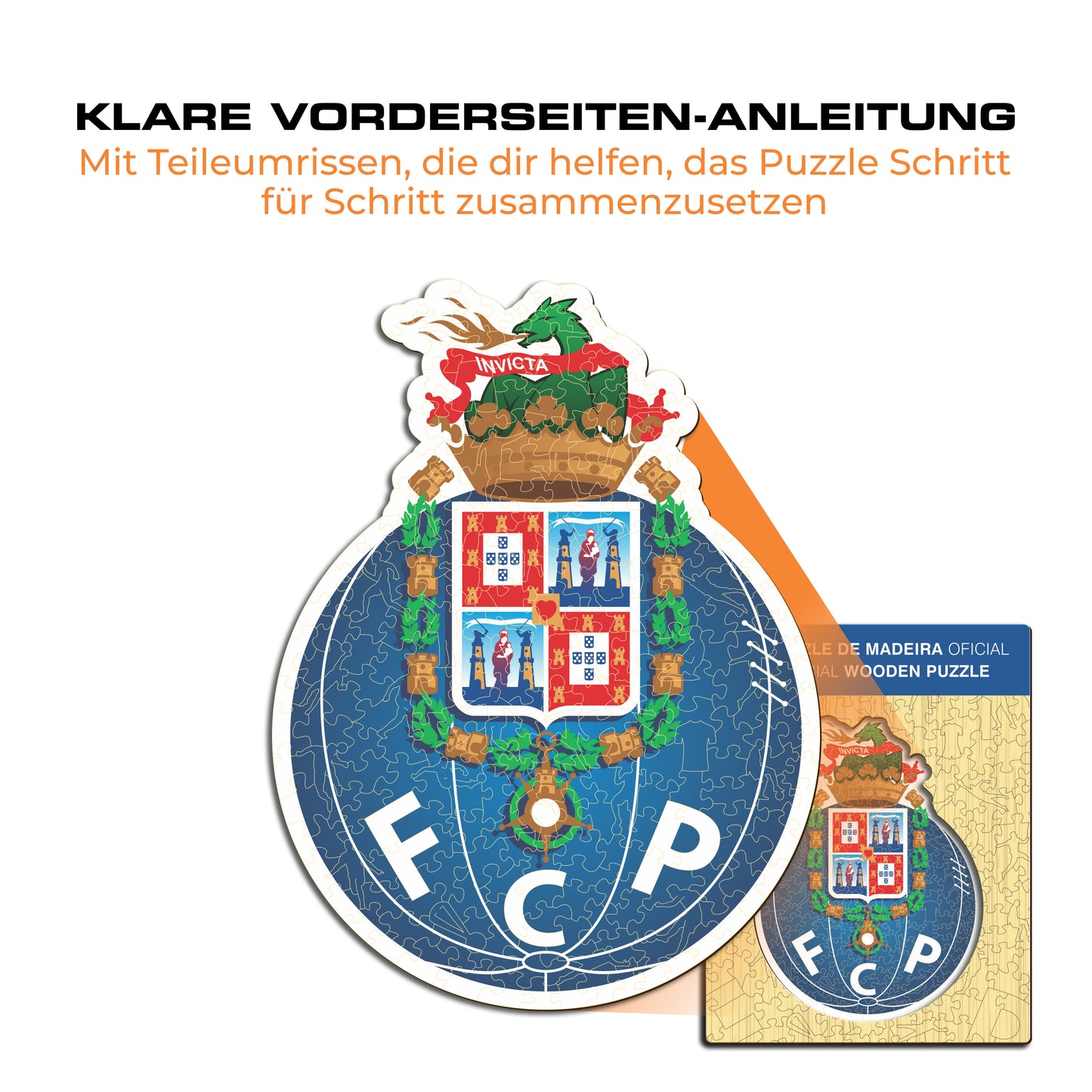 FC Porto® Logo - Holzpuzzle