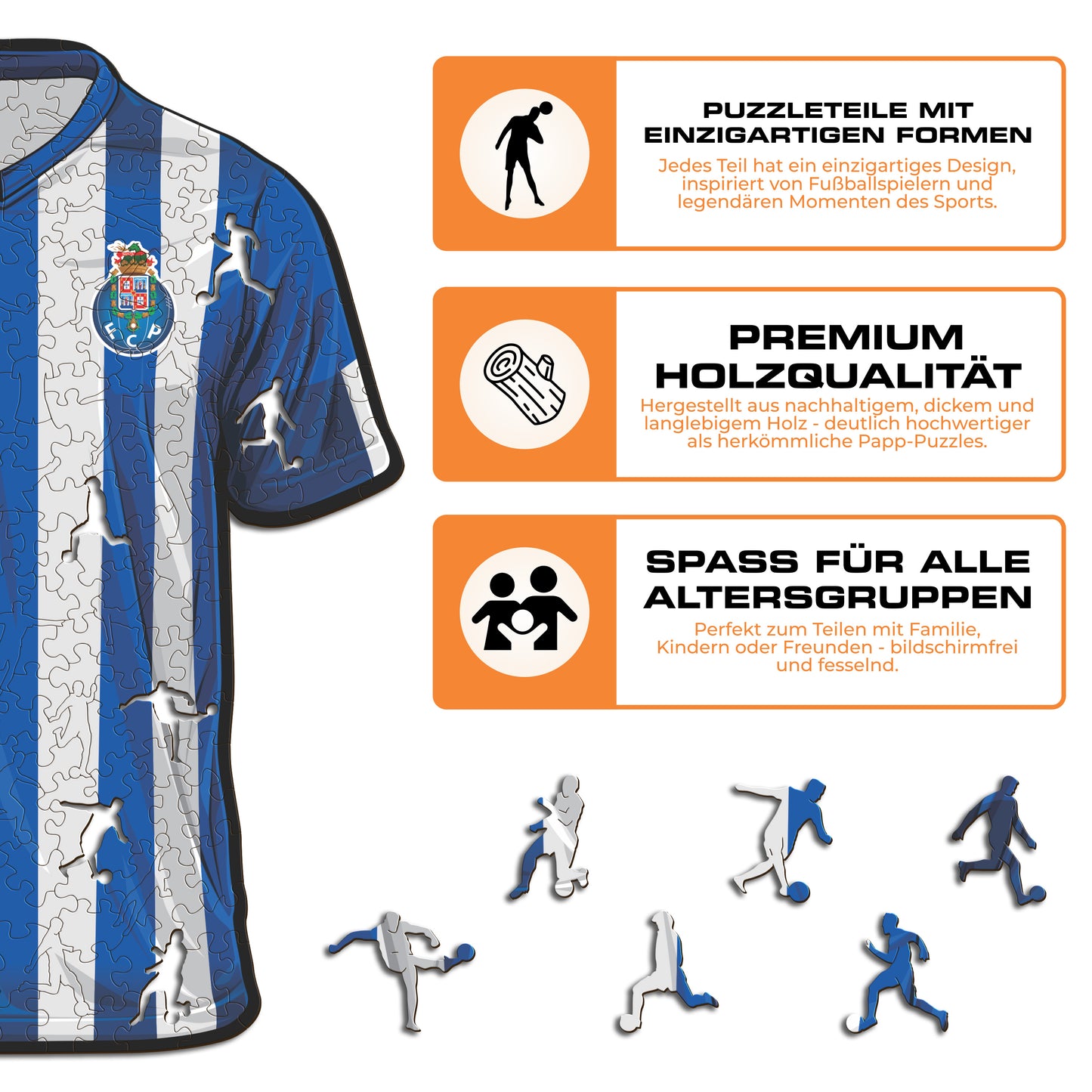 FC Porto® Jersey - Holzpuzzle