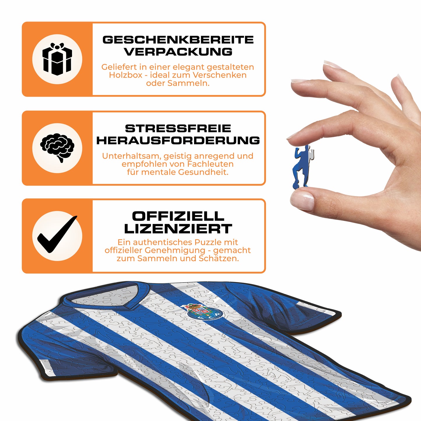 FC Porto® Jersey - Holzpuzzle