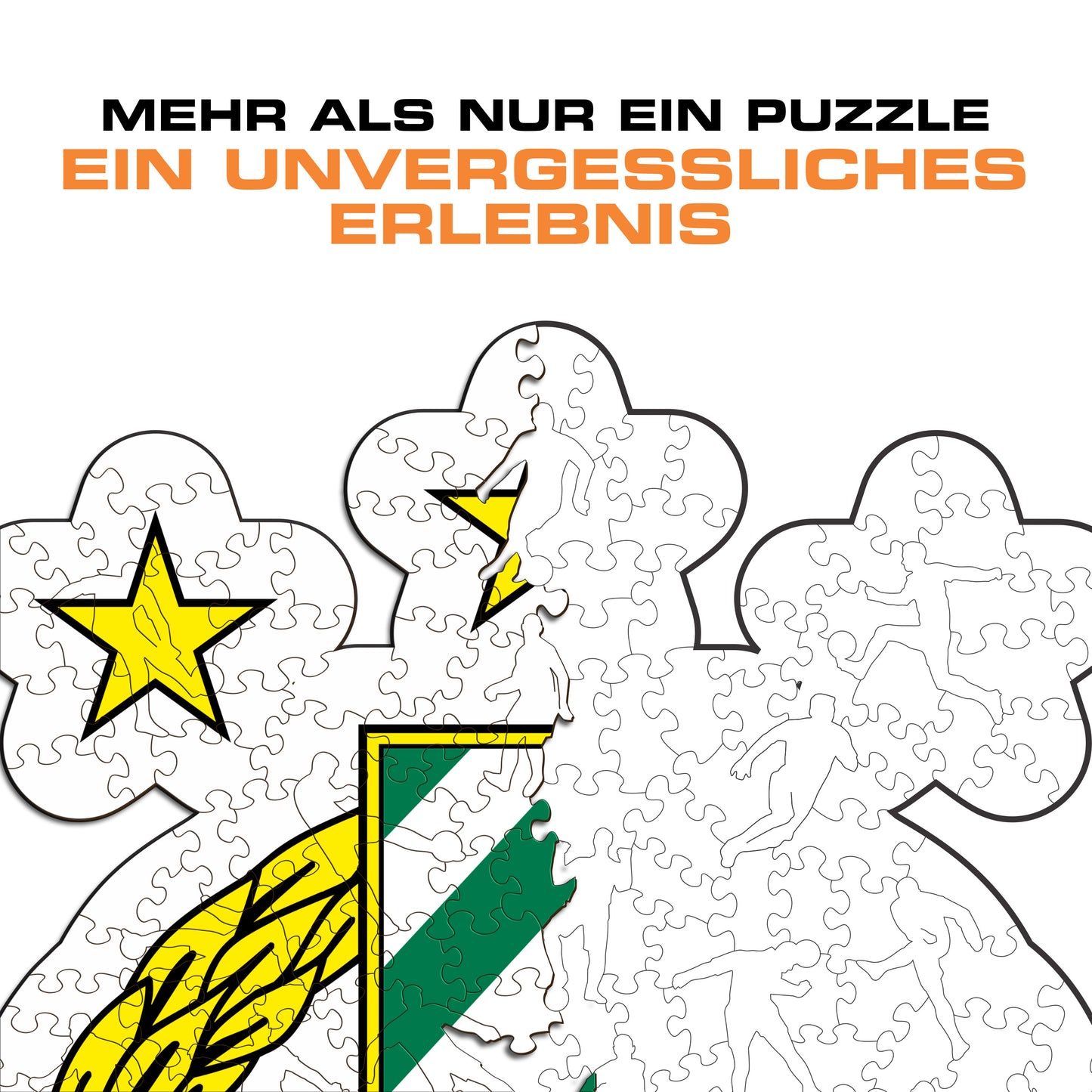 SK Rapid Wien® Logo - Holzpuzzle