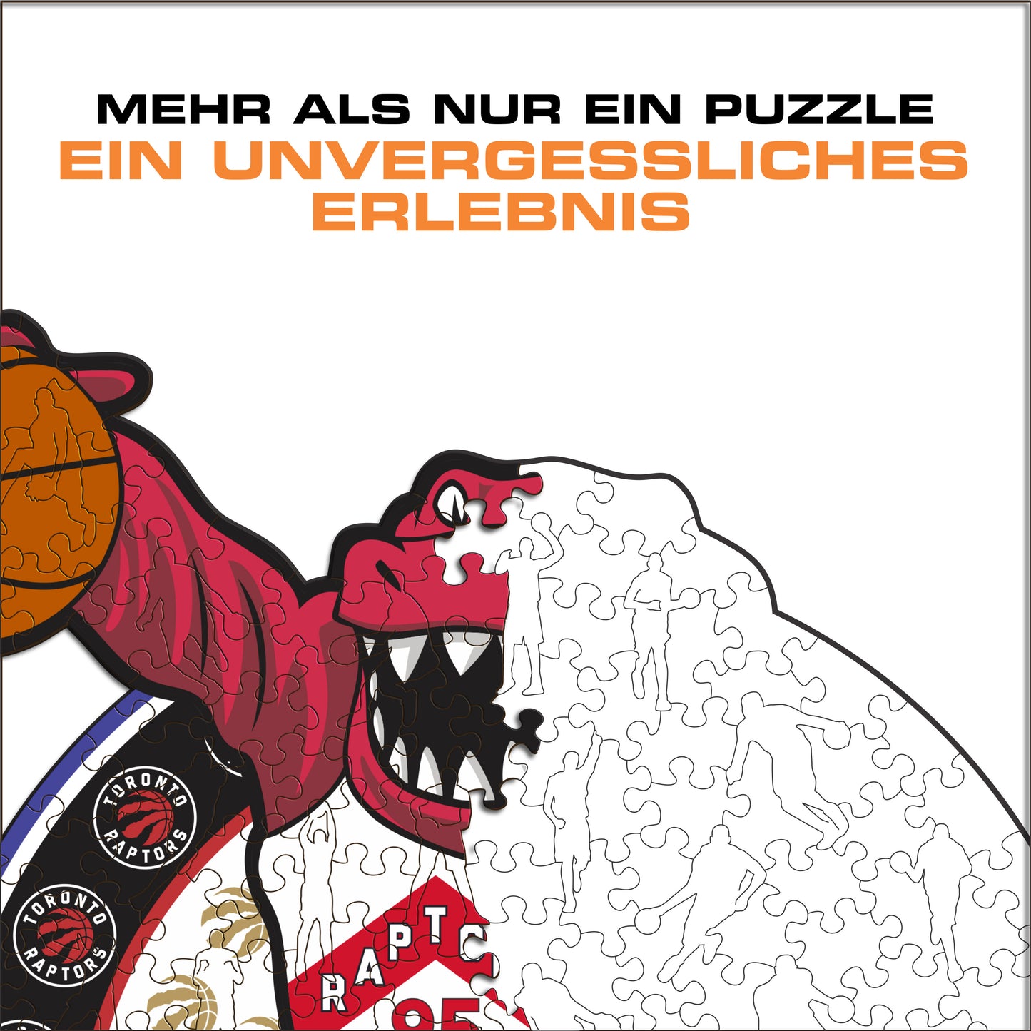 Toronto Raptors™ Maskottchen - Holzpuzzle