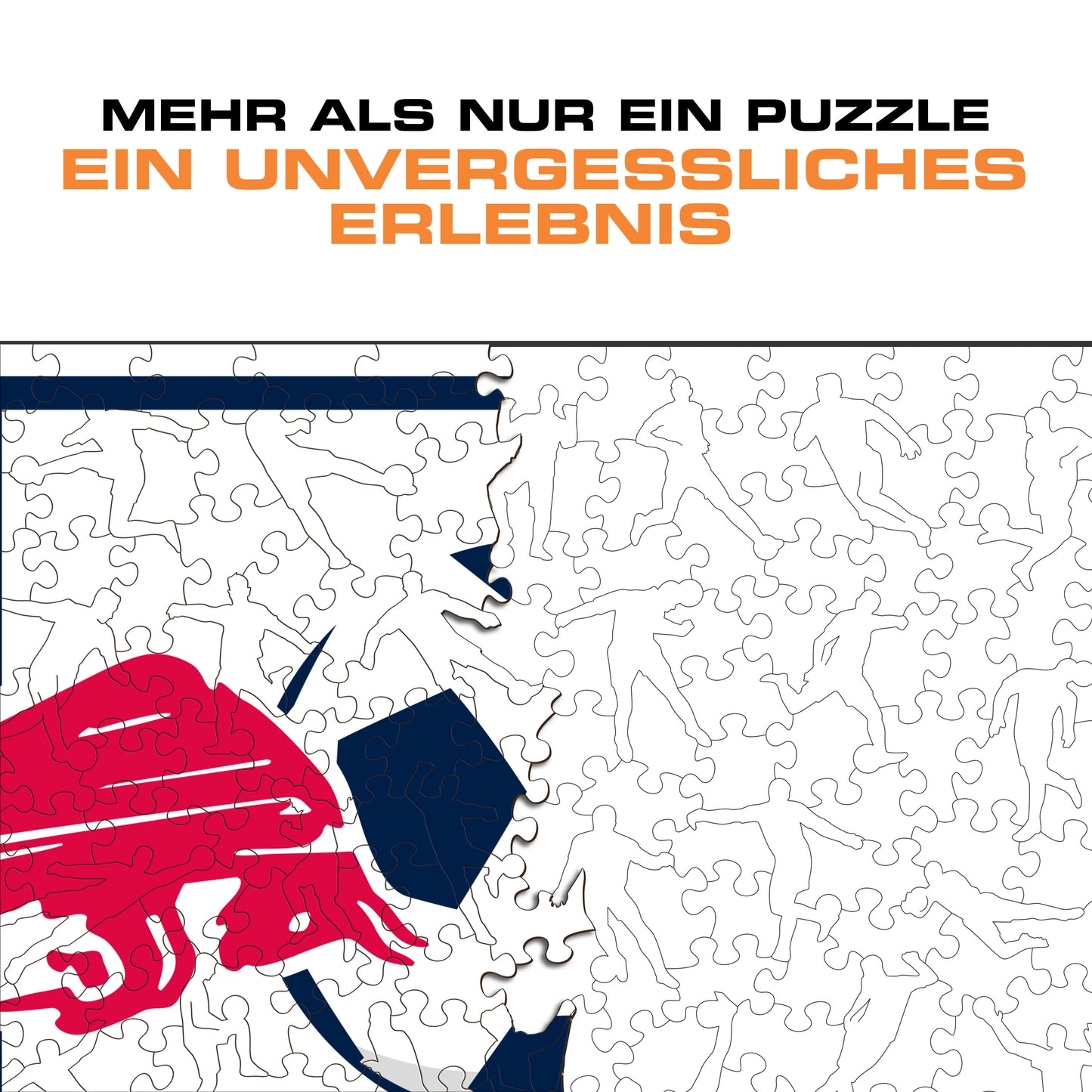 RB Leipzig® Logo - Holzpuzzle