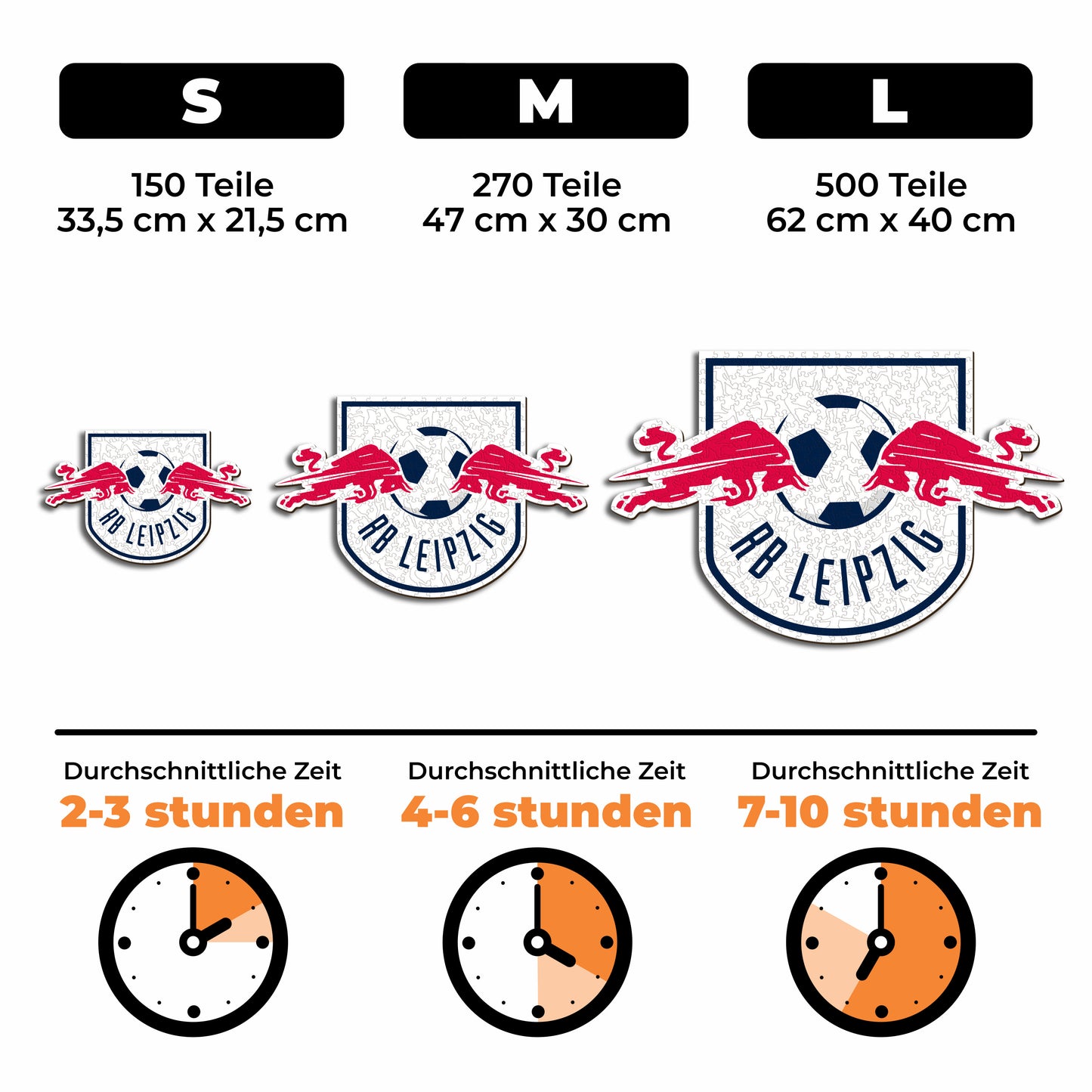 RB Leipzig® Logo - Holzpuzzle