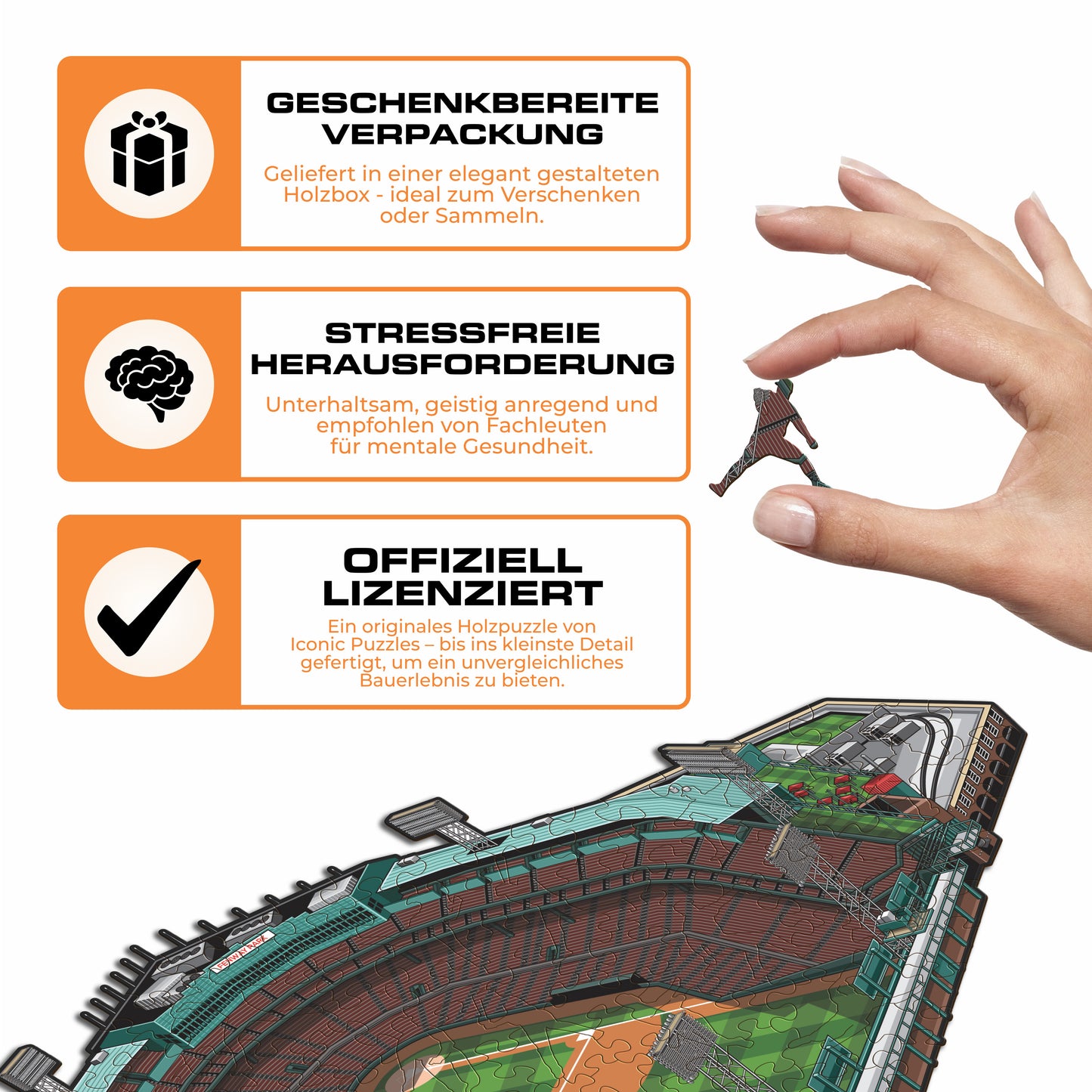Boston Red Sox™ Fenway Park - Holzpuzzle