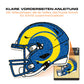 Los Angeles Rams™ Helm - Holzpuzzle