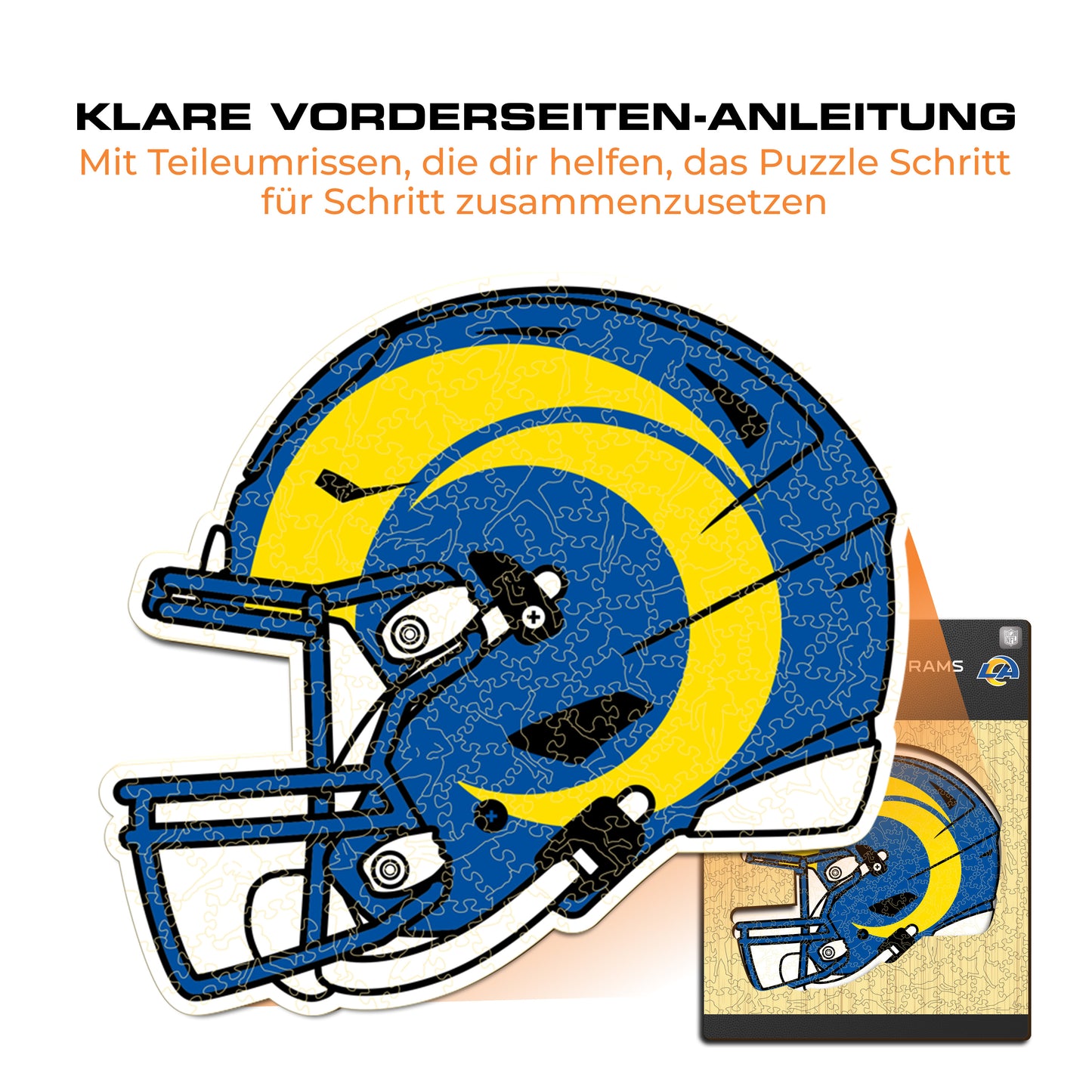 Los Angeles Rams™ Helm - Holzpuzzle