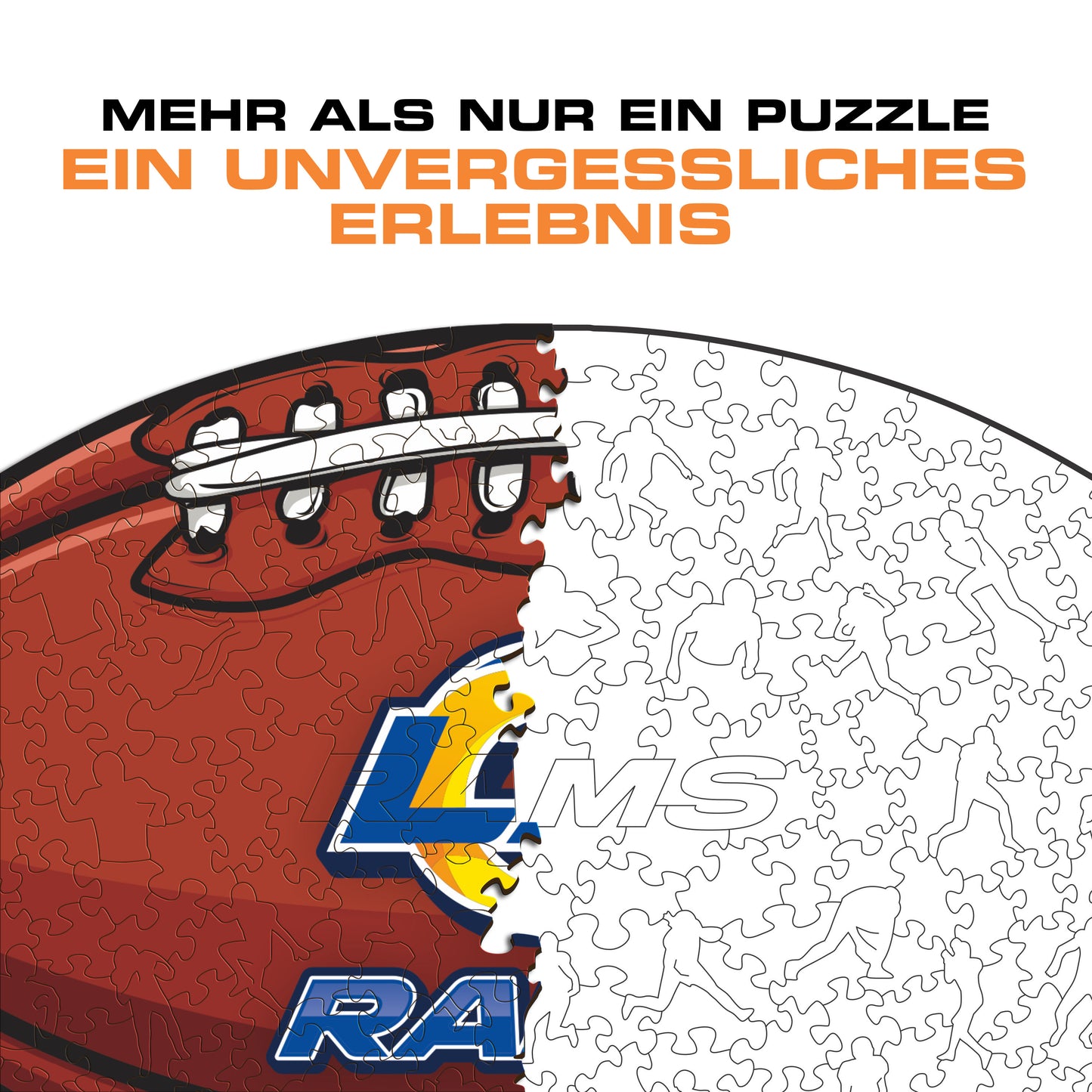 Los Angeles Rams™ Football - Holzpuzzle