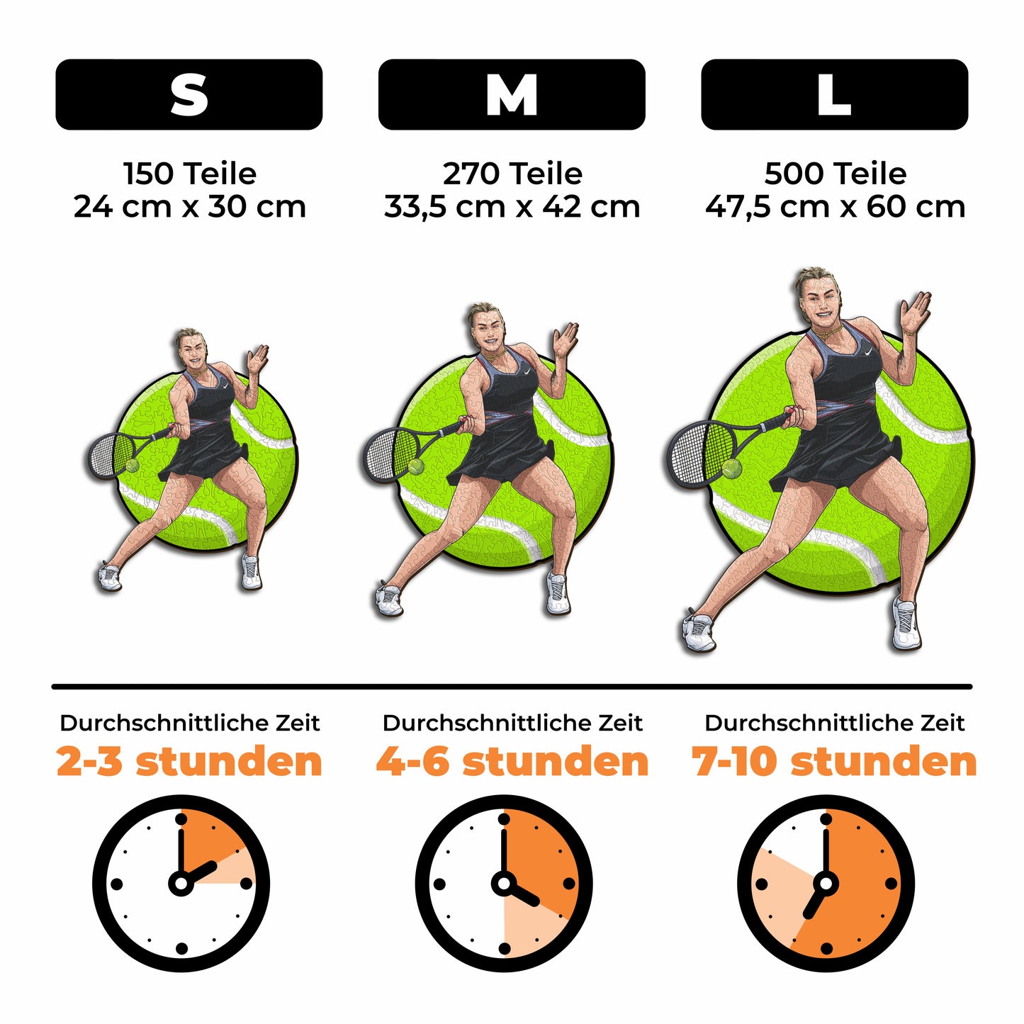 Aryna Sabalenka - Holzpuzzle