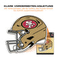 San Francisco 49ers™ Helm - Holzpuzzle