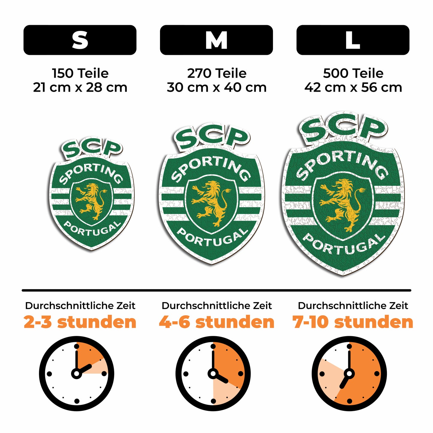Sporting CP® Logo - Holzpuzzle