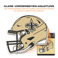 New Orleans Saints™ Helm - Holzpuzzle