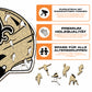 New Orleans Saints™ Helm - Holzpuzzle