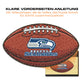 Seattle Seahawks™ Football - Holzpuzzle