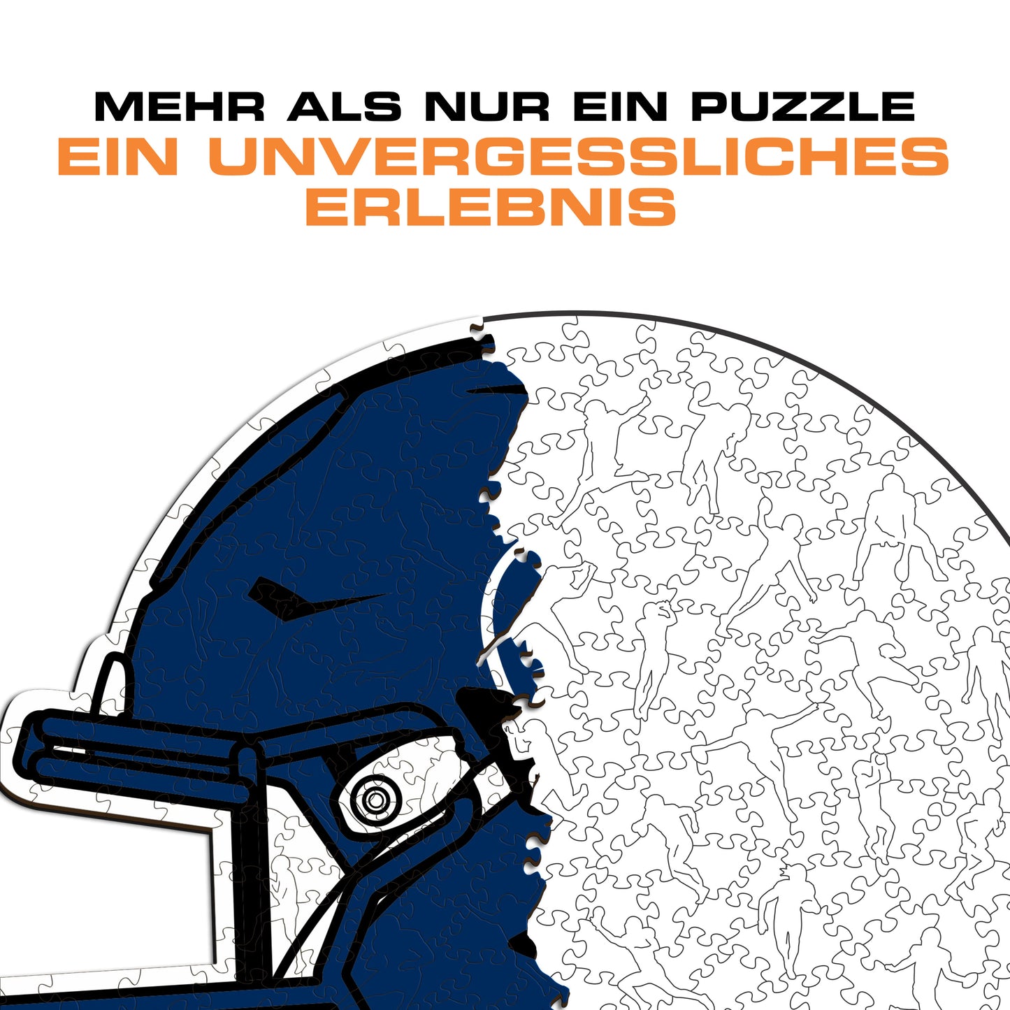 Seattle Seahawks™ Helm - Holzpuzzle