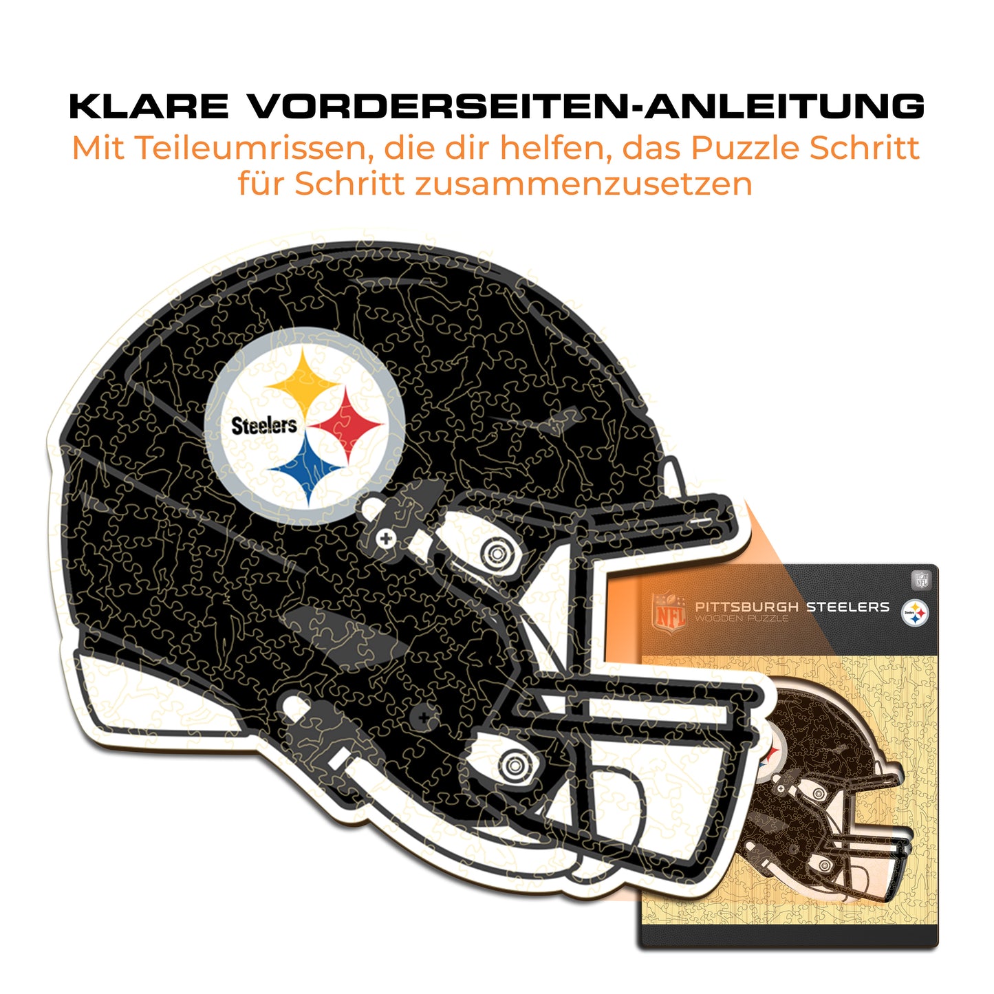 Pittsburgh Steelers™ Helm - Holzpuzzle